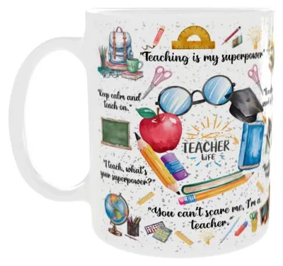 Produktbild von 300-ml-Becher für Lehrer – „Teacher Life“