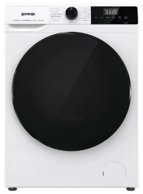Zdjęcie produktu dla Gorenje WD2A854ADS, Od przodu, Wolnostojący, Biały, Lewy, Czarny, Czarny