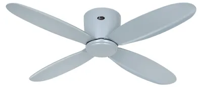 Imagen del producto de Ventilador de techo de bajo consumo con mando a distancia, modelo Eco Plano II, conexión WiFi, diámetro de 132 cm, color gris claro