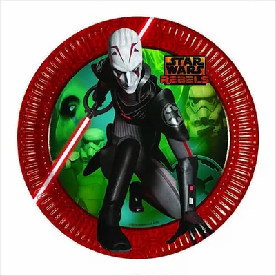 Produktbild von Star Wars Rebels Pappteller 23cm 8 Stück