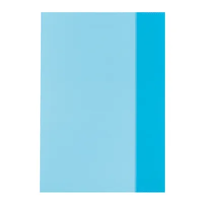 Produktbild von 10 Herlitz Heftumschläge / Hefthüllen DIN A5 / Farbe: transparent blau
