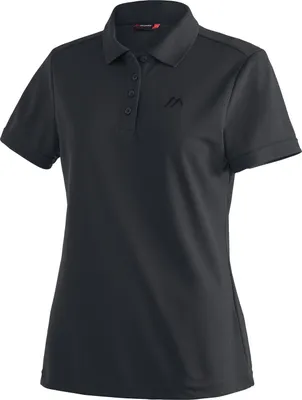 Produktbild von Maier Sports Ulrike Kurzarm-poloshirt Schwarz XL Frau Schwarz XL
