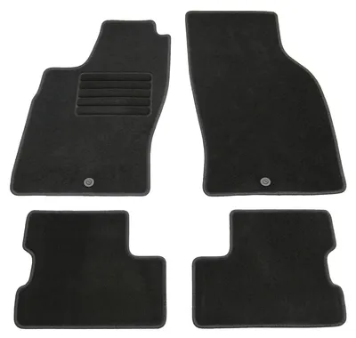 Fußmatten-Set für Opel Astra F Cabrio, 03/1993-02/2001, 4-teilig, Schwarz