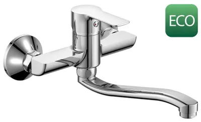 Produktbild von BARON ECO 3,8 l/min, Wandarmatur, Abstand 150mm, Chrom