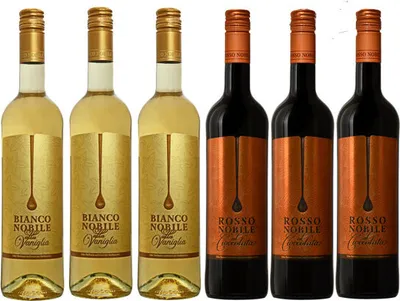 Produktbild von Bianco (3) et Rosso (3) Noblile alla Vaniglia et Cioccololata (6x0,75l)