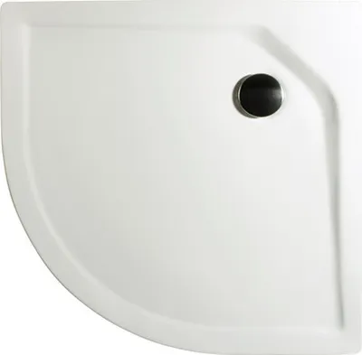Produktbild von BREUER Duschwanne Classic Line Rund 90 x 90 x 3,5 cm Radius 55 cm weiß 1926011000017