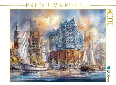 Produktbild von CALVENDO Puzzle Hamburg - Elbphilharmonie | 1000 Teile Lege-Größe 64x48cm Foto-Puzzle für glückliche Stunden