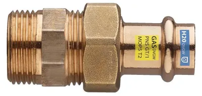 Image de 1/2x22mm Verschraubungen AG - RG flachdichtend Kombifitting Frabo DVGW