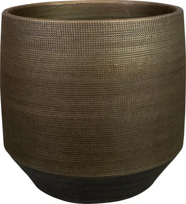Produktbild von Ter Steege Blumentopf „Norell“, braun, Durchmesser 29 cm, Höhe 28 cm, Öffnung 24 cm