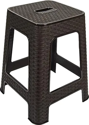 Produktbild von Hega Hogar Sitz-/Stufenhocker - dunkelbraun - Kunststoff - 37x45cm