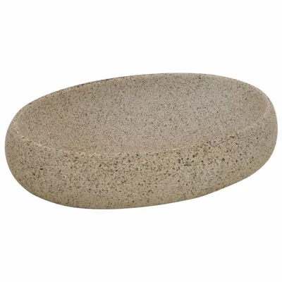Produktbild von Aufsatzwaschbecken Sandfarben Oval 59x40x15 cm Keramik