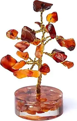 Obrázok produktu pre Strom z drahých kameňov – karneol – balenie po 4 ks – ±8 cm