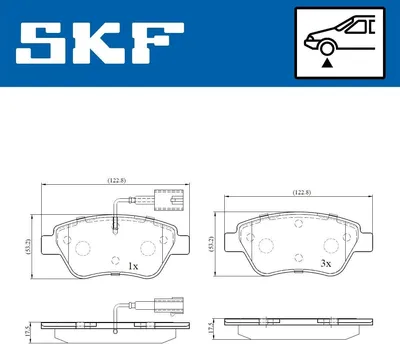 Image de jambonneaux. ALFA ROMEO/CITROËN/FIAT/PEUG MITO/NEMO/BRAVO/FIORINO/GRANDE PUNTO/LINEA/New 500/PANDA (16