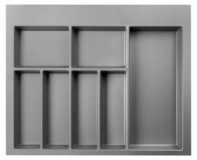 Produktbild von GTV AXISPACE Schubladeneinsatz Anthrazit 640x474 mm