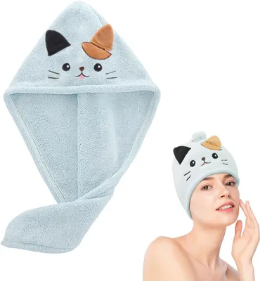 Obrázok produktu pre Rýchloschnúca mikrovláknová šatka na vlasy, turban, veľmi savá, 1 kus, určená na vlasy