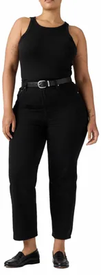Produktbild von Levi's Damen Ribcage Straight Ankle Jeans,Black Heart,31W / 27L
