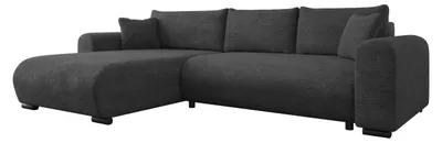 Produktbild von MIRJAN24 Ecksofa Merkos, Wohnzimmer L-Form mit Bettkasten und Schlaffunktion, Holzkonstruktion, Seite universal (Farbe: Margo 227.09)