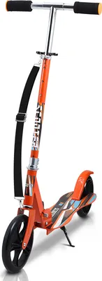 Produktbild von Jopassy Kinderroller Tretroller Cityroller Kickscooter Kinderscooter Klappbar Scooter Höhenverstellbar Orange