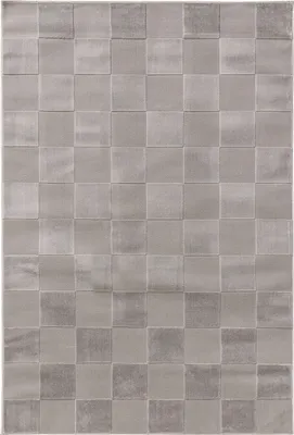 Produktbild von benuta Teppich Wohnzimmer Claire Hellgrau 280x380 cm Wohnzimmerteppich Rechteckig Muster Modern Kurzflor Skandinavisch