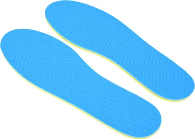 Produktbild von 1 Paar beidseitig atmungsaktive Schwamm-Einlegesohlen fš¹r Sneaker-Schuhe (Gr??e: 42) blau-beige, 270 mm