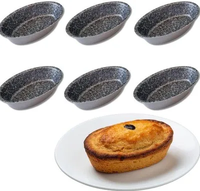 Productafbeelding van Aluminium bakvorm voor Pasticciotto Leccese, 10,5 x 7 cm