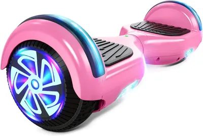 Produktbild von Schwebeskooter, selbstausgleichender Roller, 6,5 Zoll, zwei Räder, selbstausgleichend, Hoverboard mit Bluetooth-Lautsprecher und LED-Beleuchtung, Geschenk für Kinder