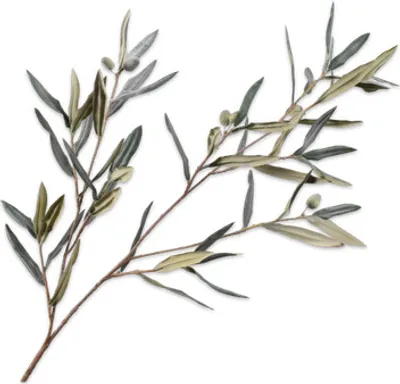 Produktbild von Silk-ka Kunstblume Olivenzweig Grün-Grau 94 cm