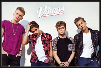 Immagine prodotto di Vamps, The - Poster - Band Wall + cornice a incastro, Shinsuke® Maxi in plastica nera, lastra in acrilico