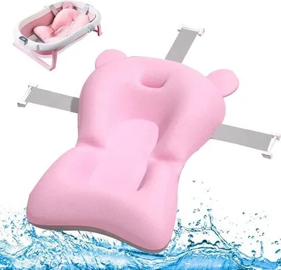 Produktbild von Famanu Baby Badkissen – Sicherheitskissen für die Badewanne – Weiches Badmatratze