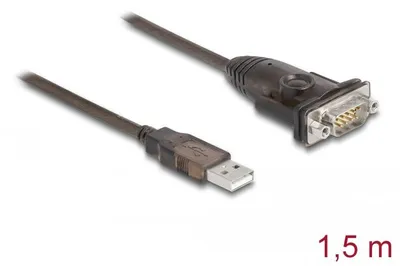 Produktbild von Delock Kabel USB / seriell - USB (M) zu DB-9 (M)