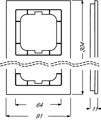 Immagine prodotto di Busch-Jaeger 1754-0-4346 Wandplatte/Schalterabdeckung Weiß (1724-284)