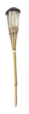 Produktbild von Solar-Laterne 60cm Bambus/PH, natur/schwarz