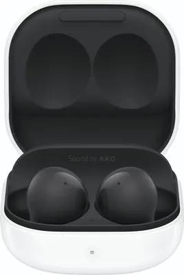 Produktbild von Samsung Galaxy Buds2, Kopfhörer, im Ohr, Calls/Music, Graphit, Binaural, Anruf annehmen/beenden, Abspielen/Pause, Track <, Ortung >