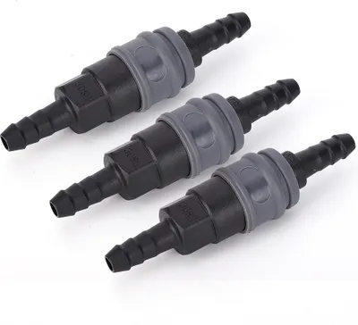 Imagen del producto de 10 conectores rápidos de plástico y acero, tipo C, autobloqueantes, para sistemas neumáticos ShPH, compatibles con tubos de aire de 8/10/12 mm (diámetro de conexión: 10 mm, rango de presión: 0-30 psi)