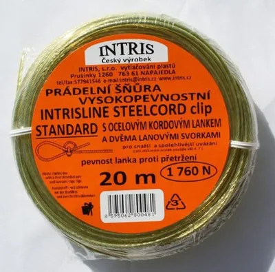 Obrázek produktu pro šňůra 20m LANKO OCEL+svorky, STANDARD_EXTPLASTIMEX