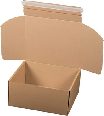 Produktbild von 10x Versandkarton 340x315x155mm MODULBOX 6 mit Selbstklebeverschluss & Aufreißfaden braun