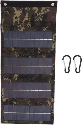 Zdjęcie produktu dla Panel solarny 40W - składany, monokrystaliczny - kamuflaż - idealny do campingów