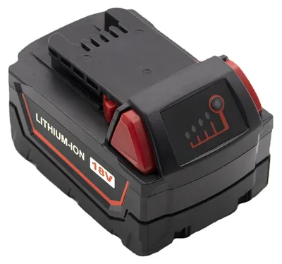 Akku 18 V 5,0 Ah/5000 mAh, Li-Ion, kompatibel mit Milwaukee M18