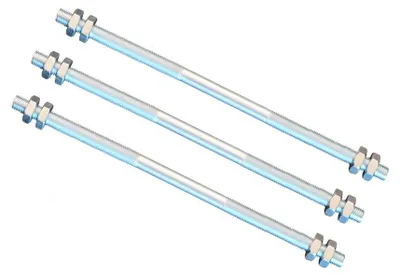 Produktbild von 3 Stück Gewindestange M12 Rechts - Links Gewinde 500 mm + 4 Muttern