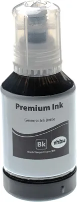Produktbild von vhbw Nachfülltinte kompatibel mit Epson L6170, L6190 Drucker - Refilltinte Schwarz, Pigmentiert, 127ml