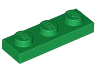 Obrázok produktu pre Lego® 1x3 doska 3623 - 1 kus zelená