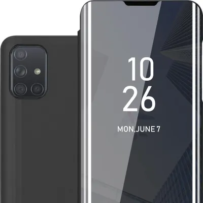 Produktbild von Cadorabo Handyhülle für Samsung Galaxy A71 4G in Schwarz Cover Backcover Schutzhülle Book Case Booklet