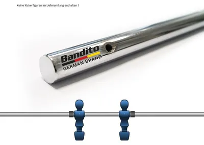 Produktbild von Bandito - Kickerstange Vollstahl 16 mm 5-Loch Mittelfeld