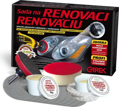 Immagine prodotto di CAREX - sada na RENOVACI plastových světlometů