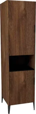 Produktbild von Devo Hochschrank mit 2 Türen Lotos BxHxT 50 x 190 x 53 cm Anschlag links bronze e x pressive oak
