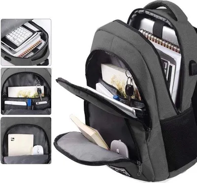 Immagine prodotto di Zaino scolastico per ragazzi, borsa per lo studio, per l'ufficio e da viaggio