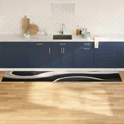 Imagen del producto de Alfombra para cocina vidaXL, color , 300 x 60 cm, de terciopelo