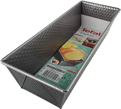 Produktbild von Tefal Easybake J1740174, Stangenform, Rechteckig, Kohlenstoffstahl, Flache Oberfläche, Schwarz, Grau, Deutschland