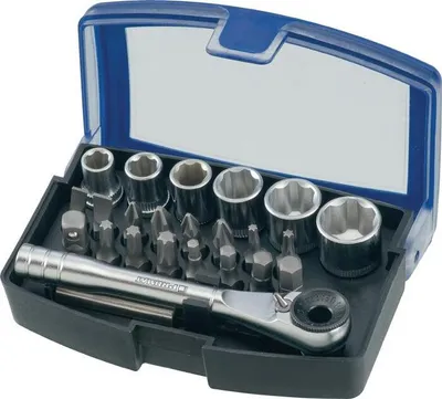 Productafbeelding van PROMAT Bit-/steeksleutelset, bithouder C6,3