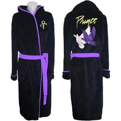 Produktbild von Prince Uni Bademantel: Tauben, Medium - Groß, Schwarz